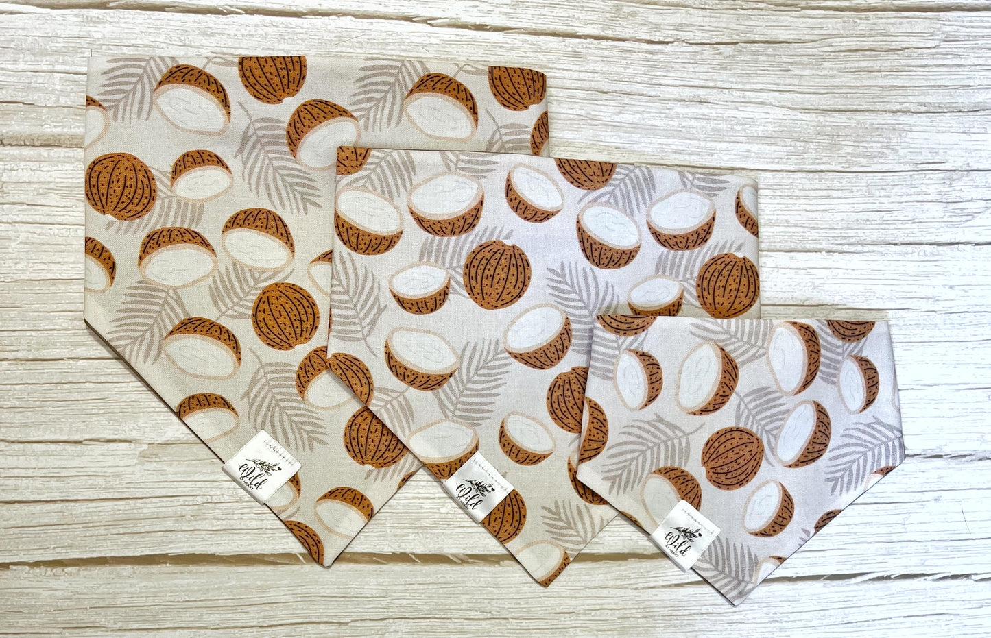 “Coconut Breeze” Pet Bandana
