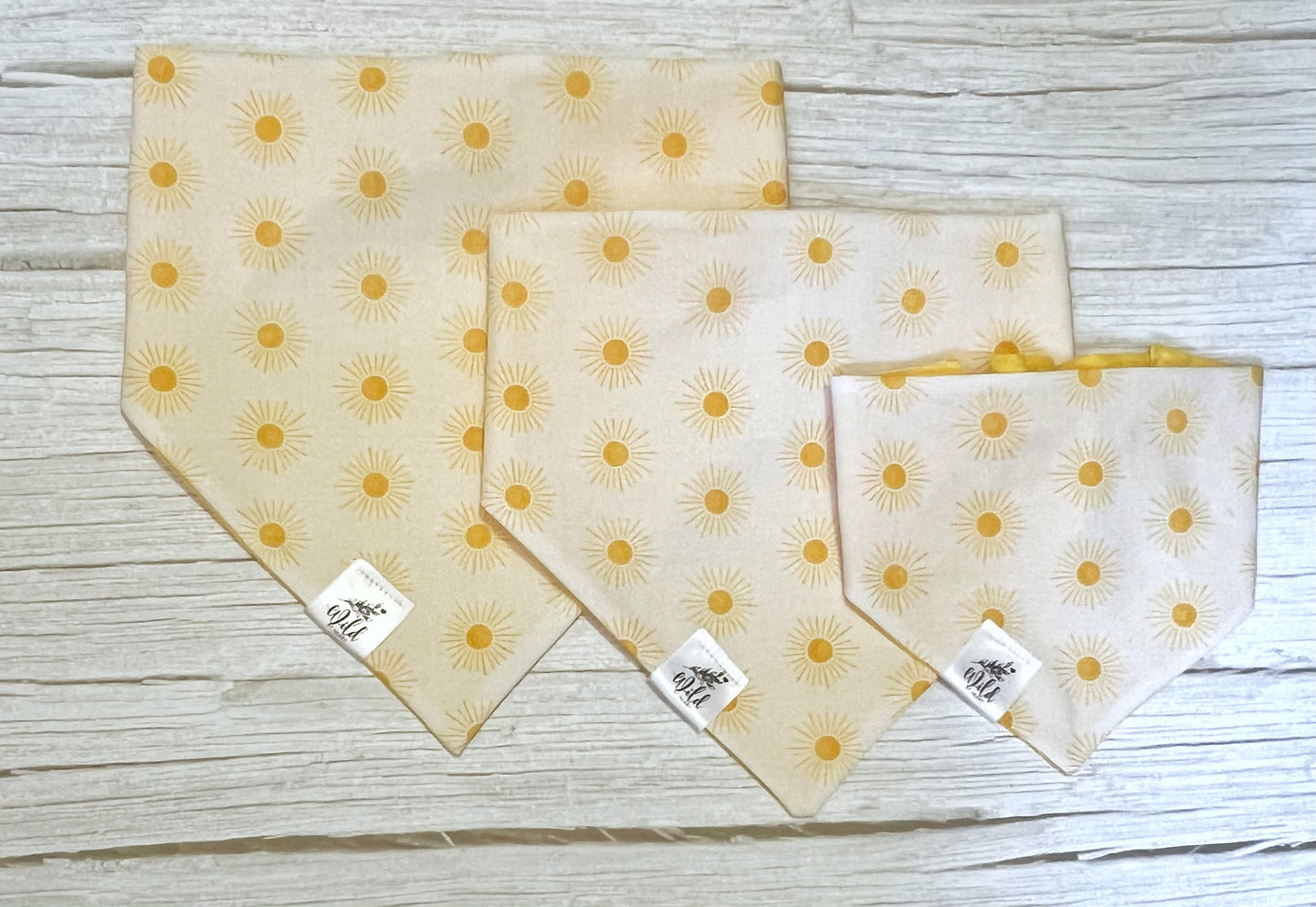 "Golden Hour Glow” Pet Bandana