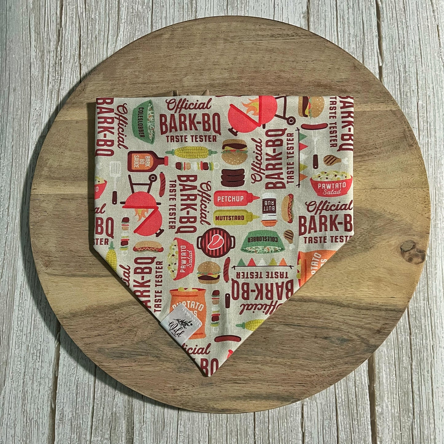 “Grill Sargeant” Pet Bandana