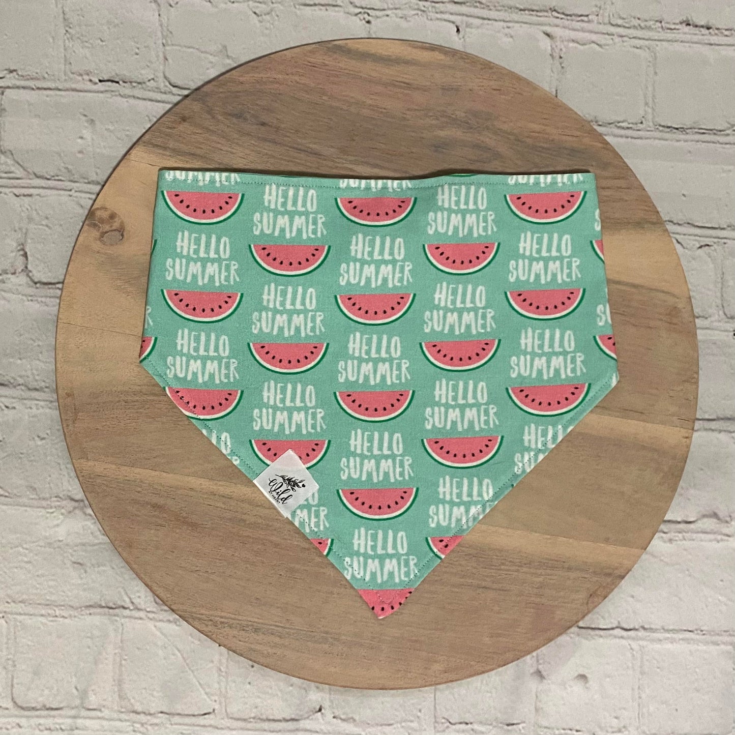"Hello Summer" Pet Bandana