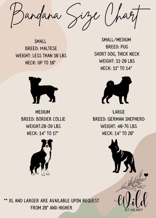 "Nervous Pup Safety" Pet Bandana