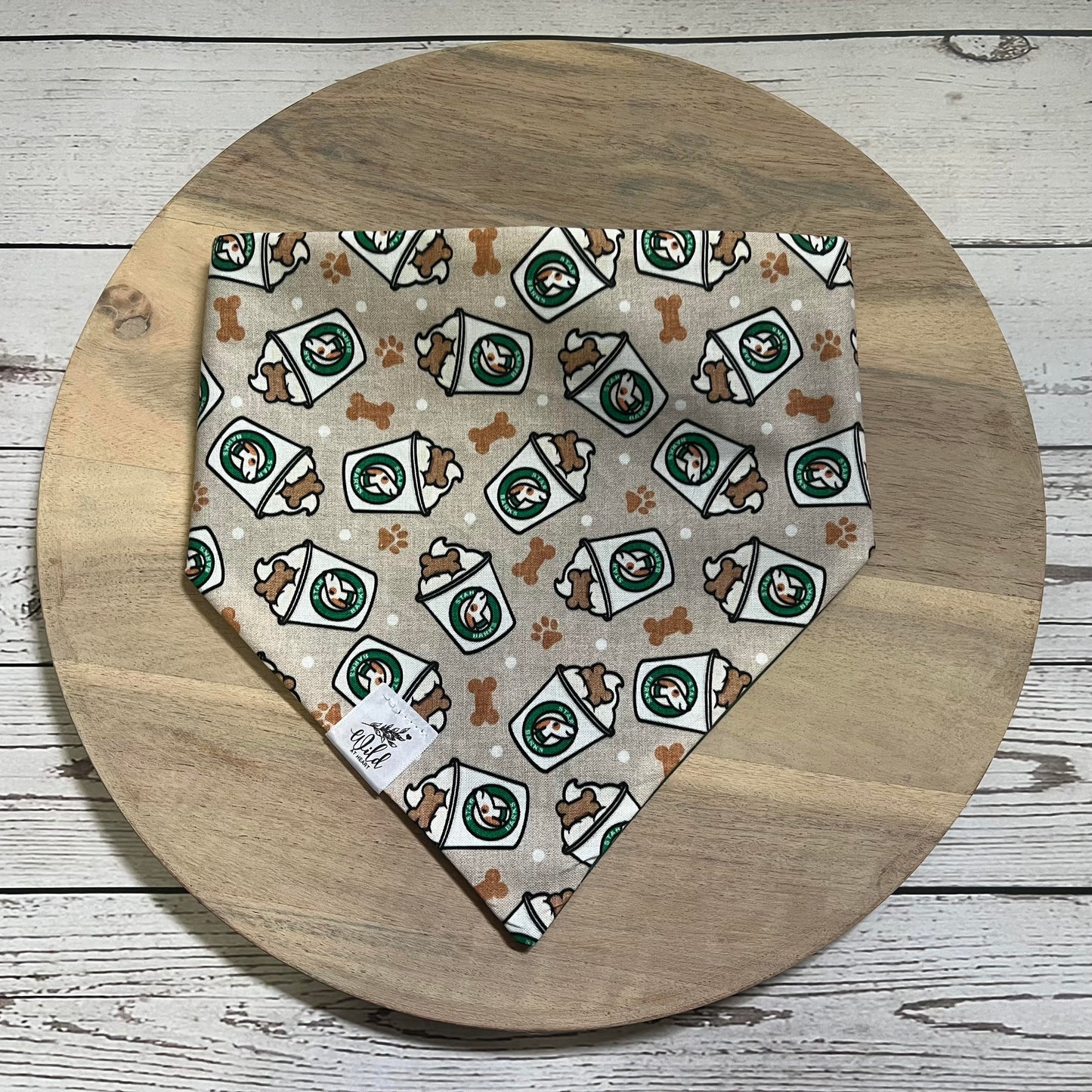 “Pup Cup Perfection ” Pet Bandana