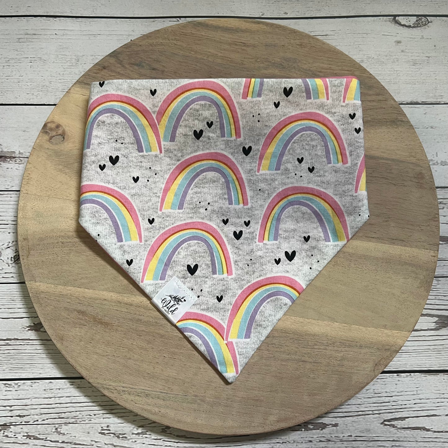 “Rainbows and Love ” Pet Bandana