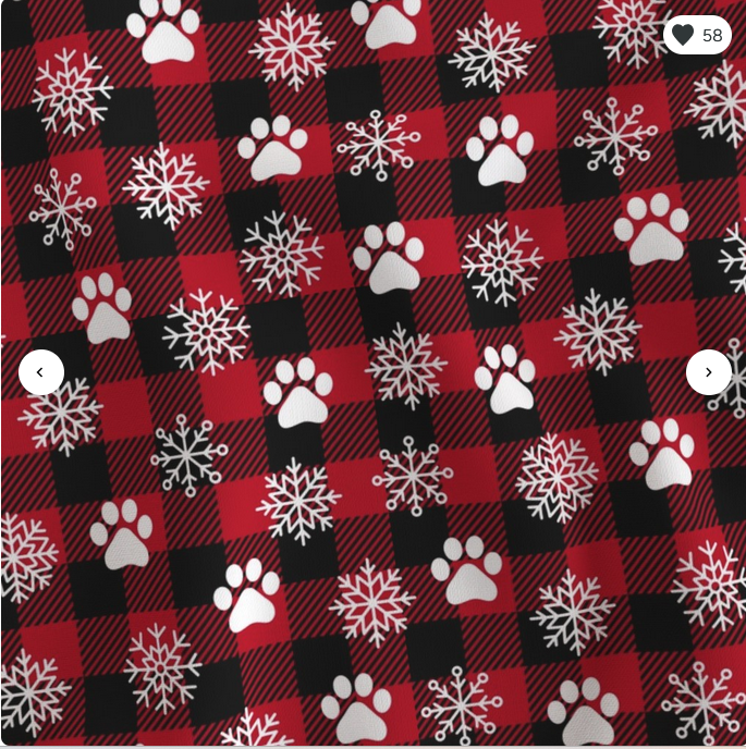 “Buffalo Snowflake” Pet Bandana