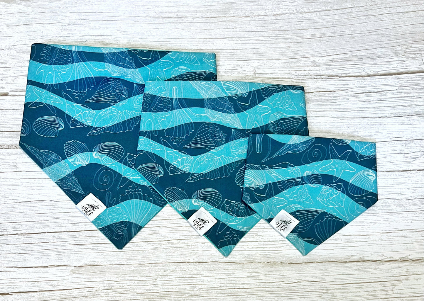 “Tidepool Trails” Pet Bandana