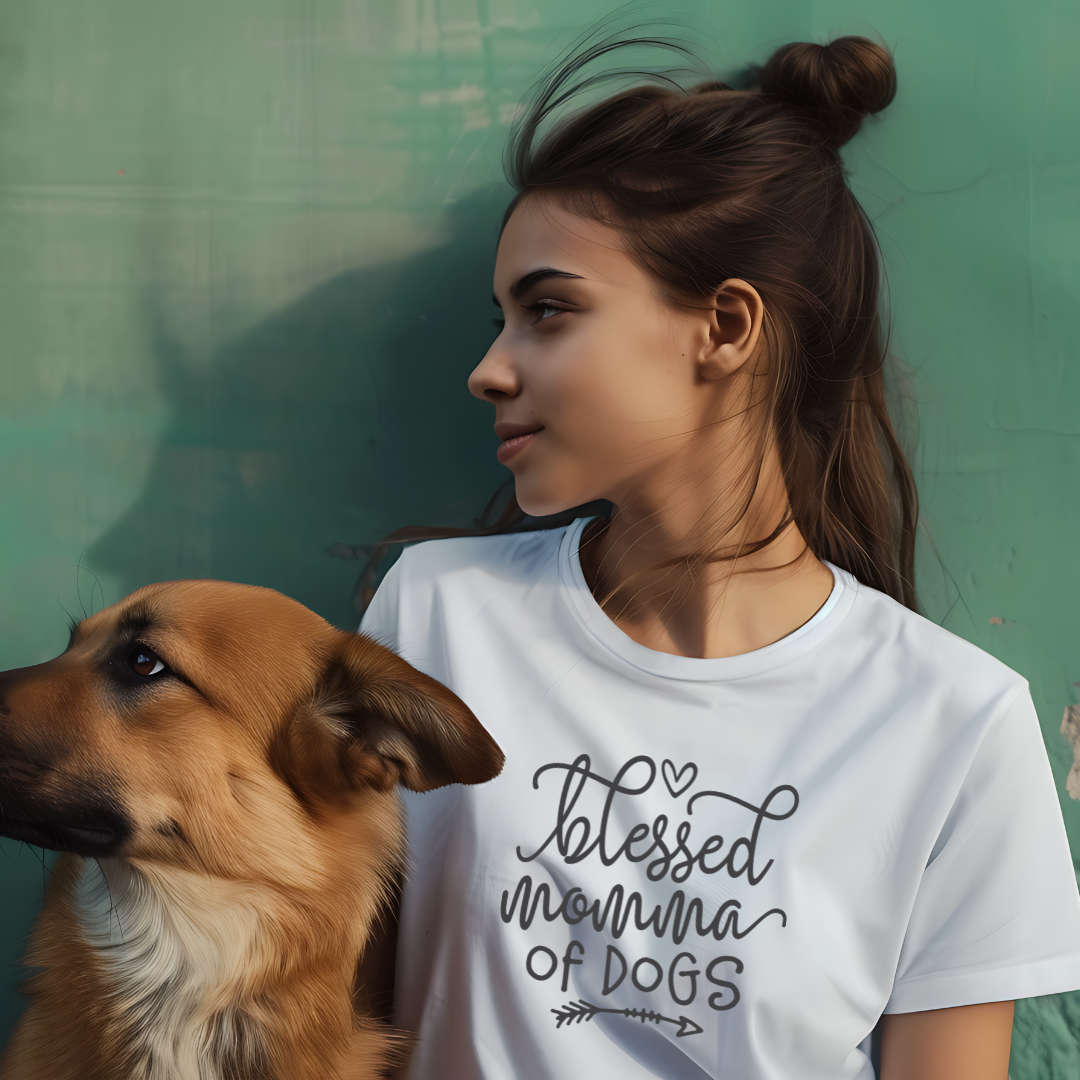 "Blessed Mama of Dogs" T-Shirt