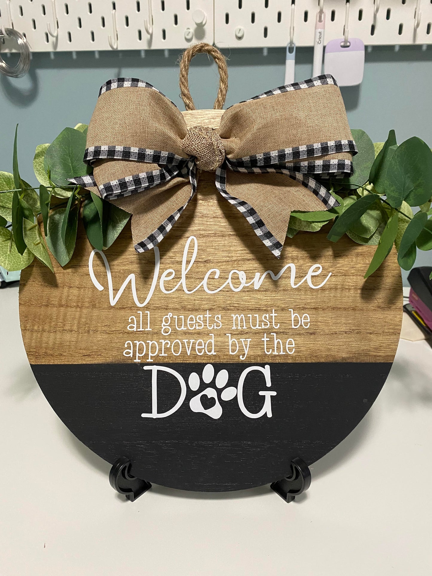 Dog Lover's Welcome Door Signs