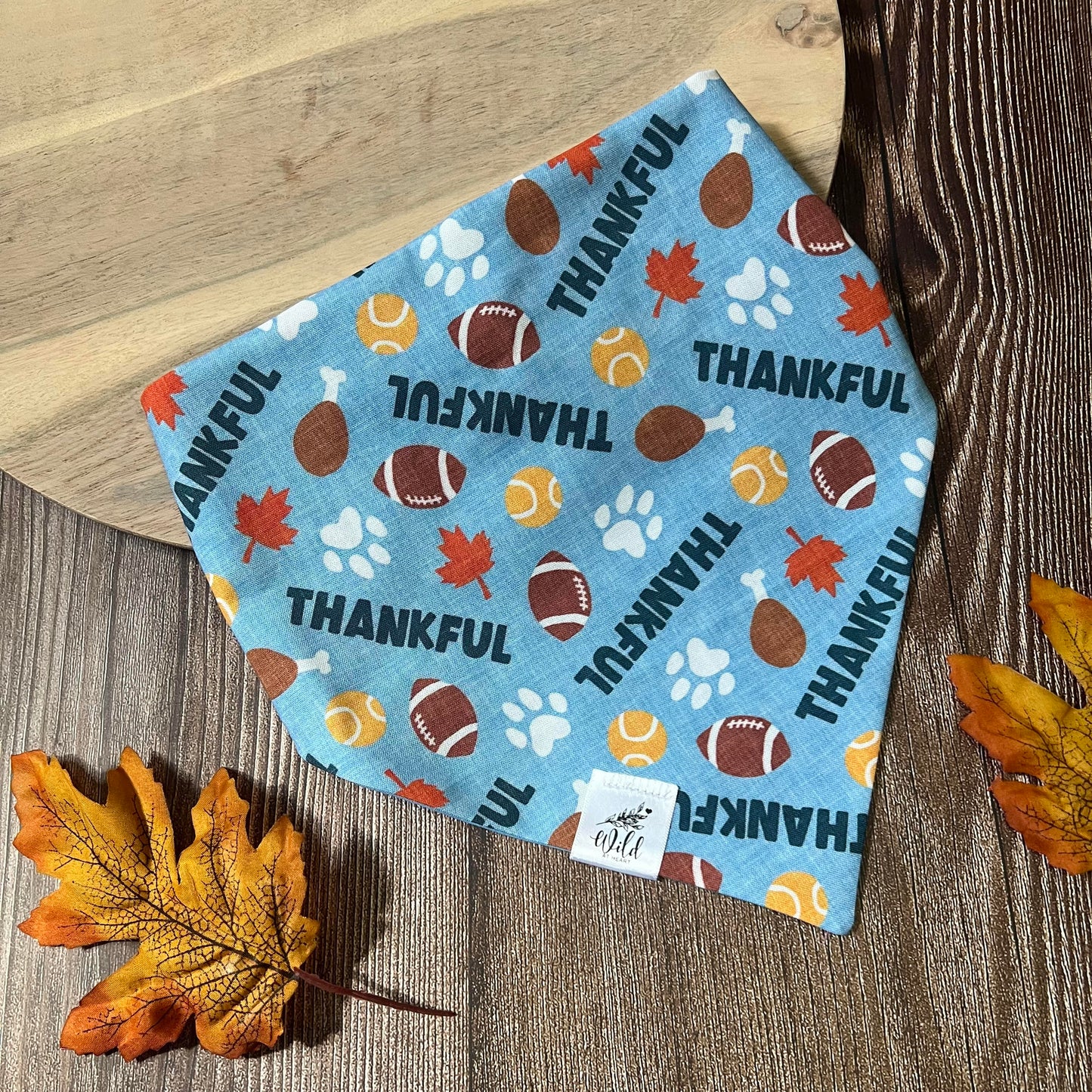 “Thankful Tailgater” Pet Bandana