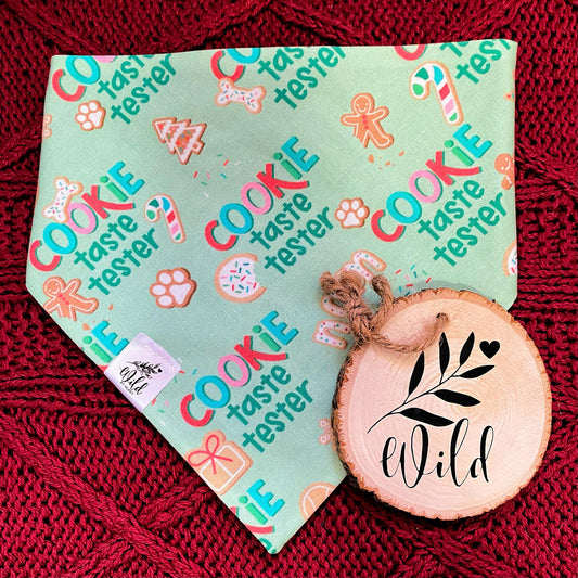 "Cookie Critic Cutie" Pet Bandana