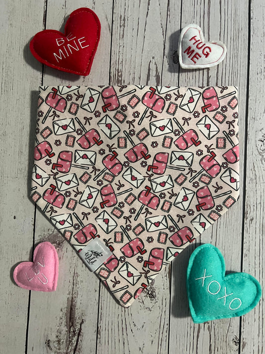 "Love Letters You'll Never Read" Pet Bandana