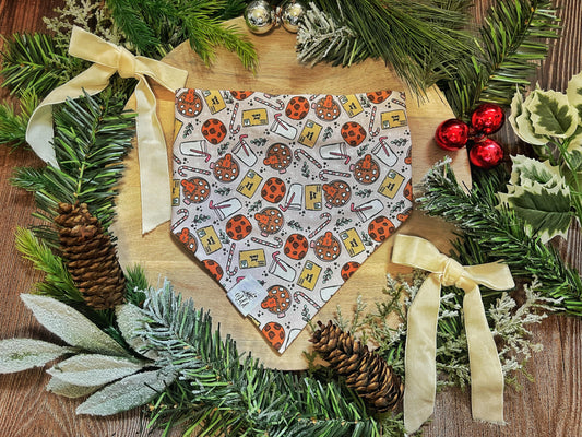 “Cookies for Santa Paws” Pet Bandana