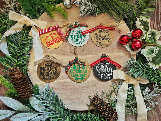 Paws & Cheer Ornaments