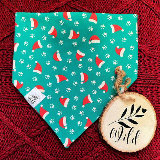 "Santa Paws" Pet Bandana