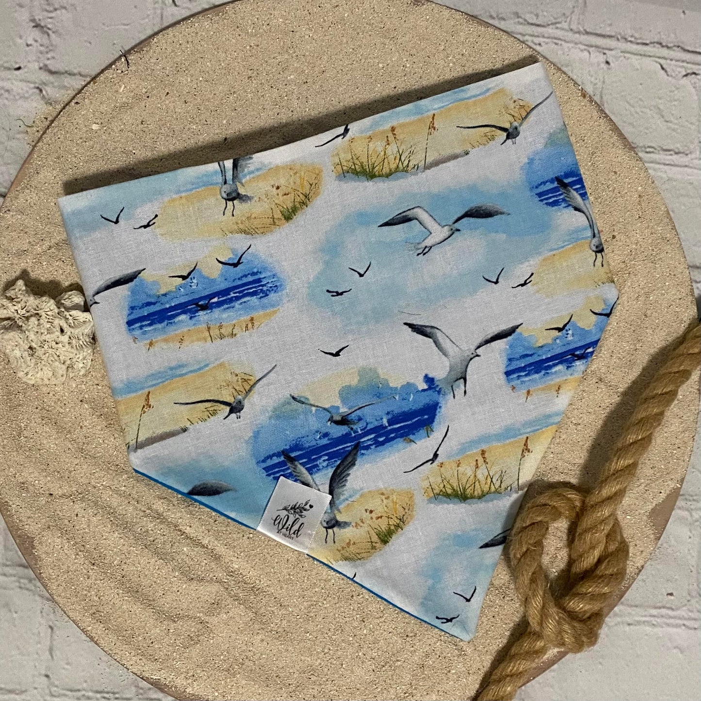 "Seaside Soar” Pet Bandana