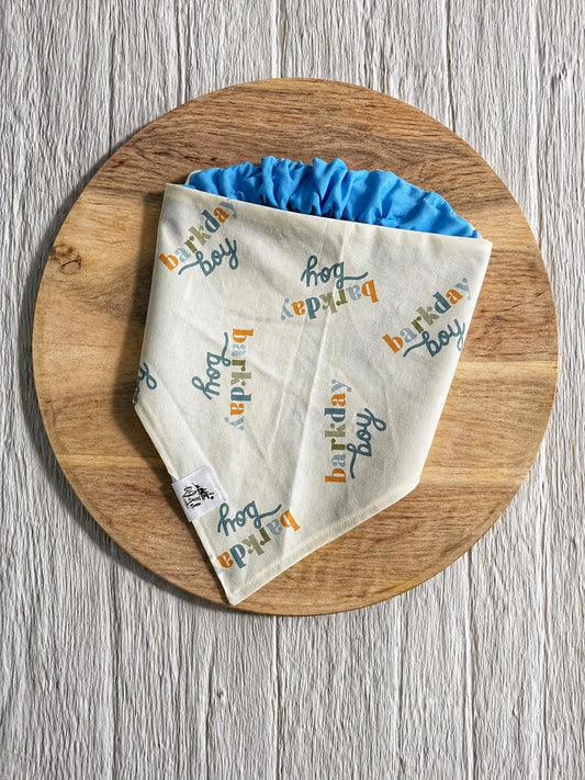 "Barkday Boy Classic" Pet Bandana