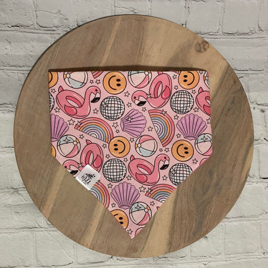 "Flamingo Fizz" Pet Bandana