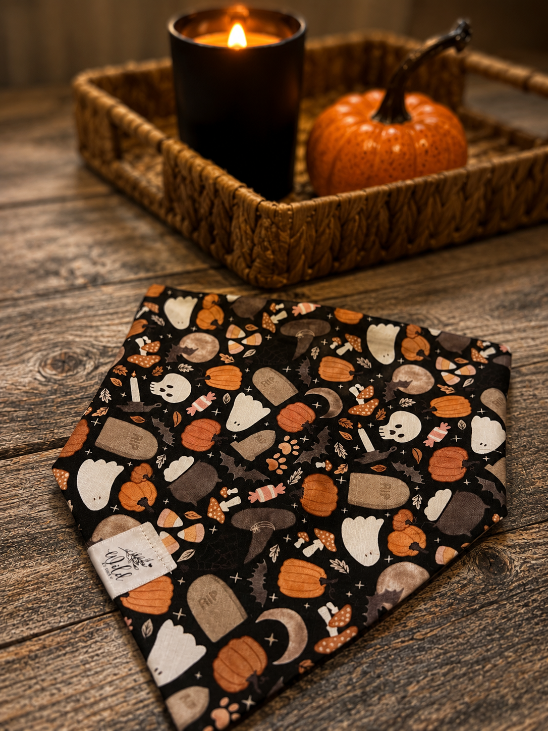 "The Graveyard Shift" Pet Bandana