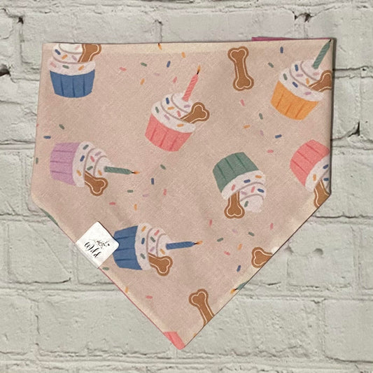 "Birthday Pupcakes" Pet Bandana