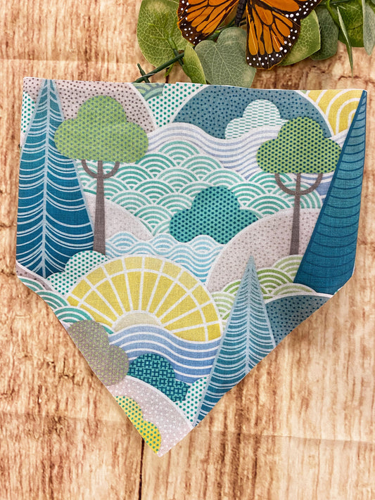 "To the Mountains" Pet Bandana