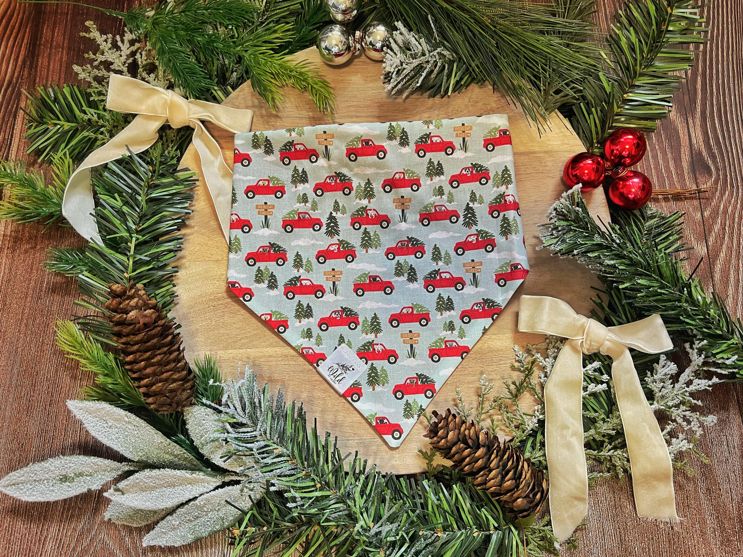 “Home for the Howlidays” Pet Bandana