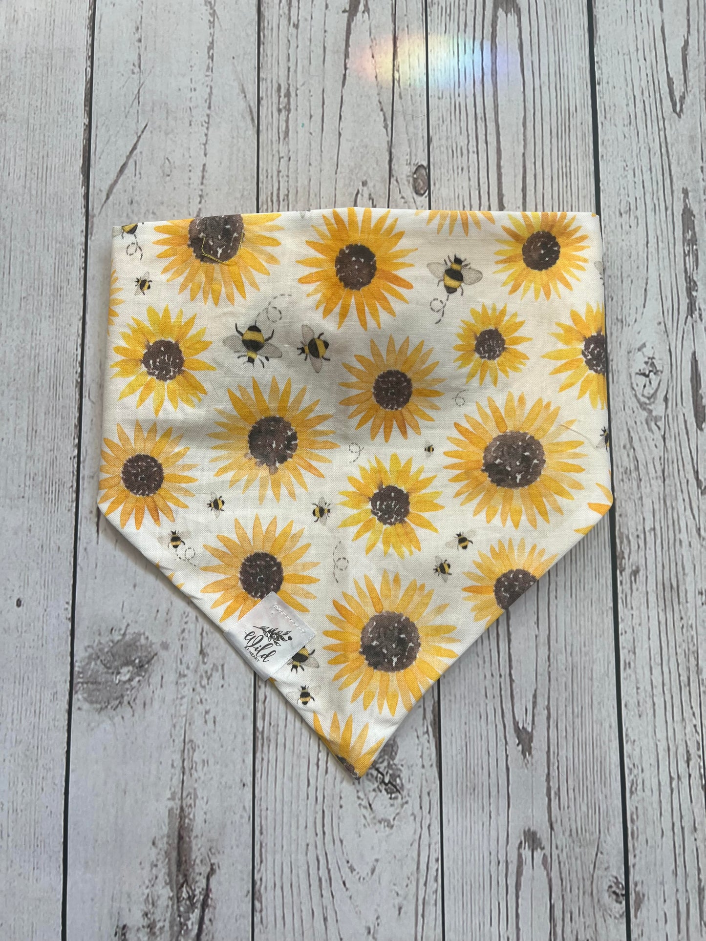 "Bumblebee Blooms” Pet Bandana
