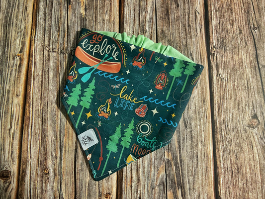 "Lake Life" Pet Bandana
