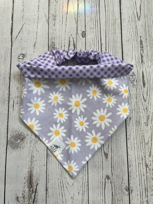 “Lavender Meadows” Reversible Pet Bandana