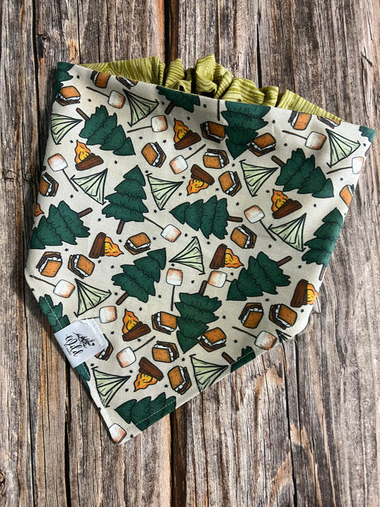 "Campfire Treats" Reversible Pet Bandana