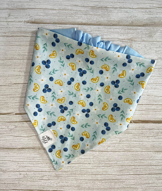 "Blueberry Lemon Bliss" Pet Bandana