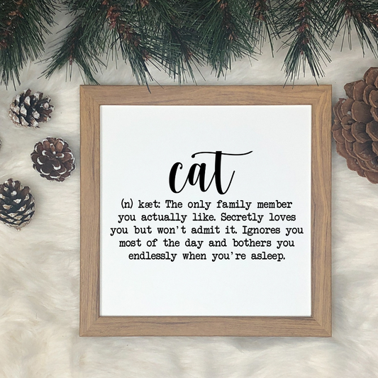 Feline Phrases Sign