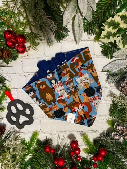 “Christmas in the Forest” Pet Bandana