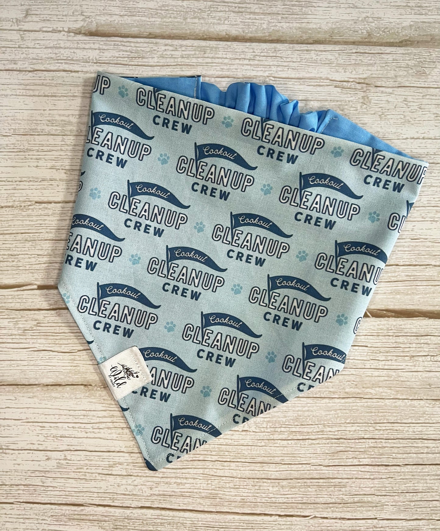"Cleanup Crew" Pet Bandana