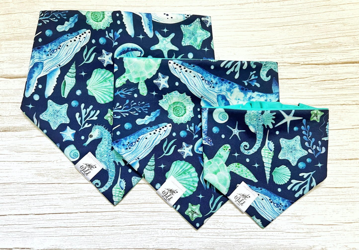 "Deep Blue Discovery” Pet Bandana