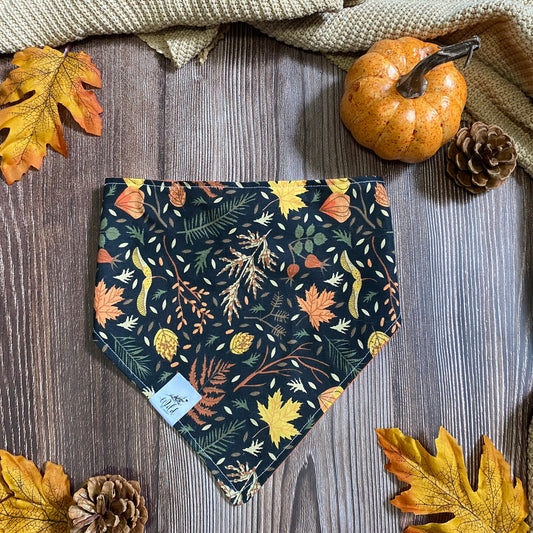 "Enchanted Forest Foliage" Pet Bandana