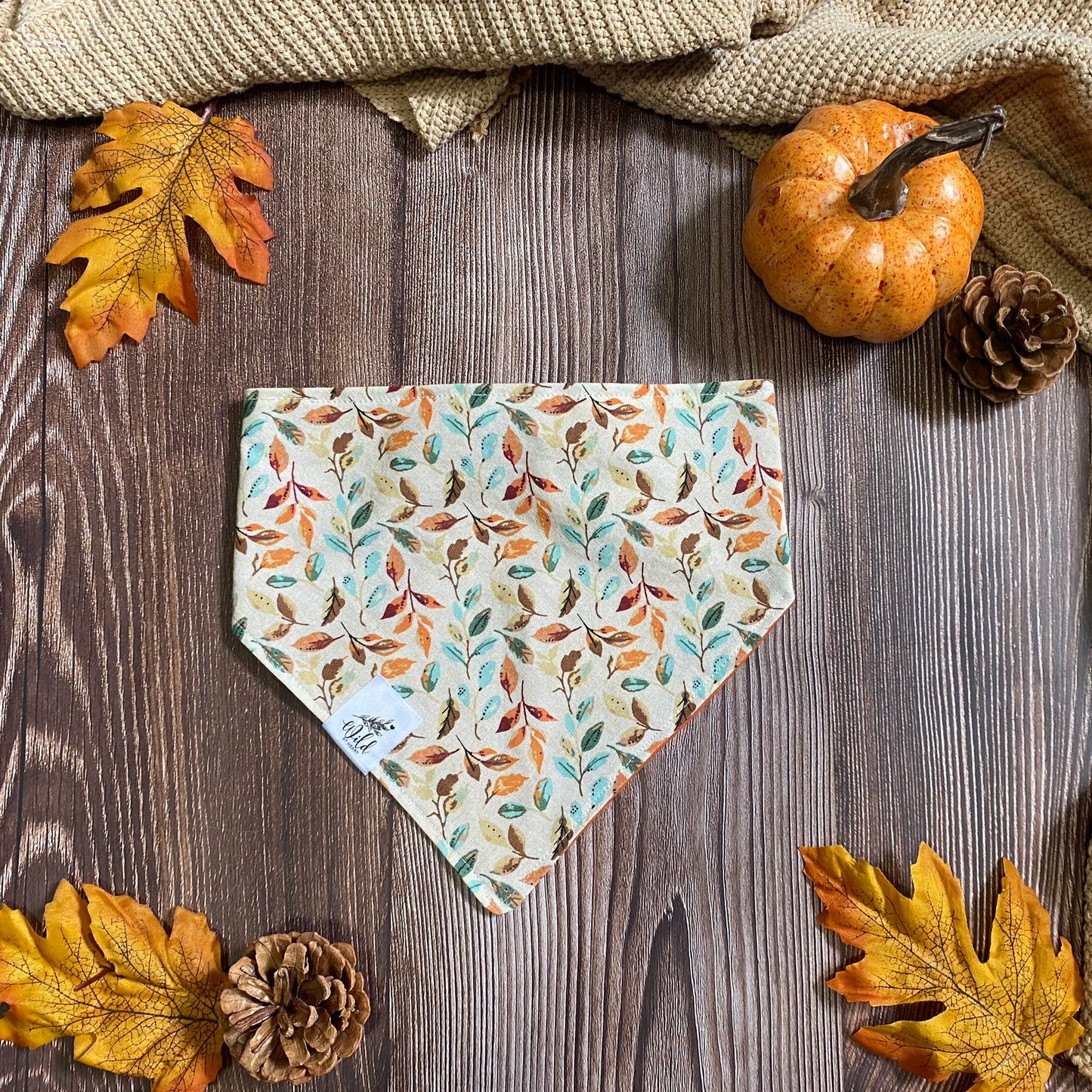 "Falling Leaves" Pet Bandana