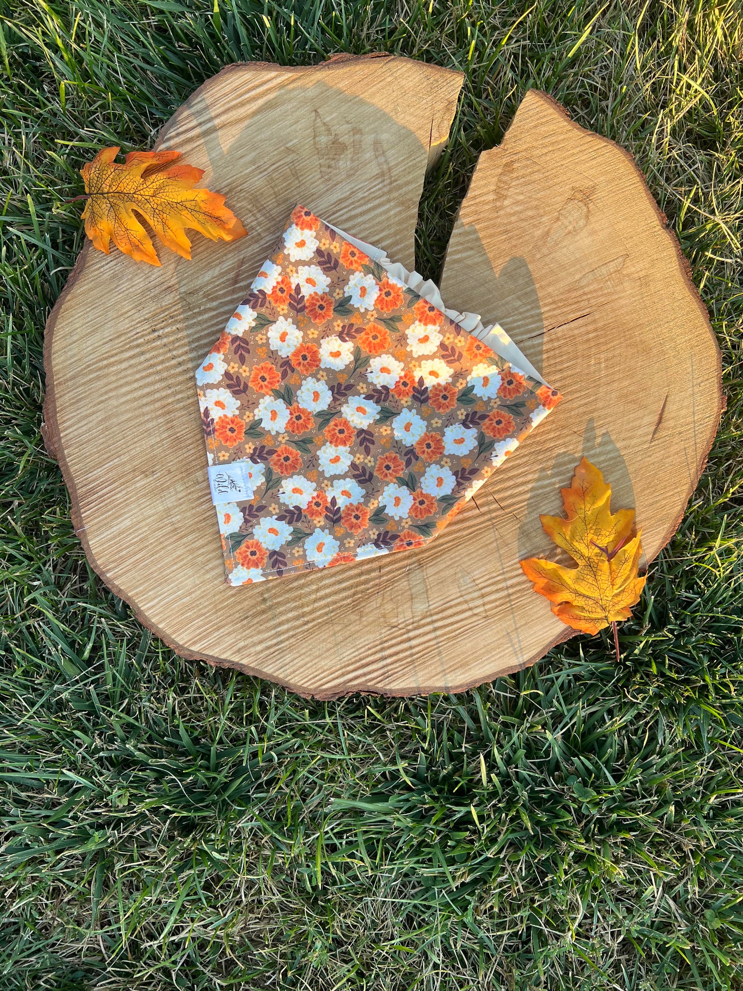 "Harvest Blooms" Pet Bandana