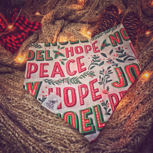 "Holiday Harmony" Pet Bandana