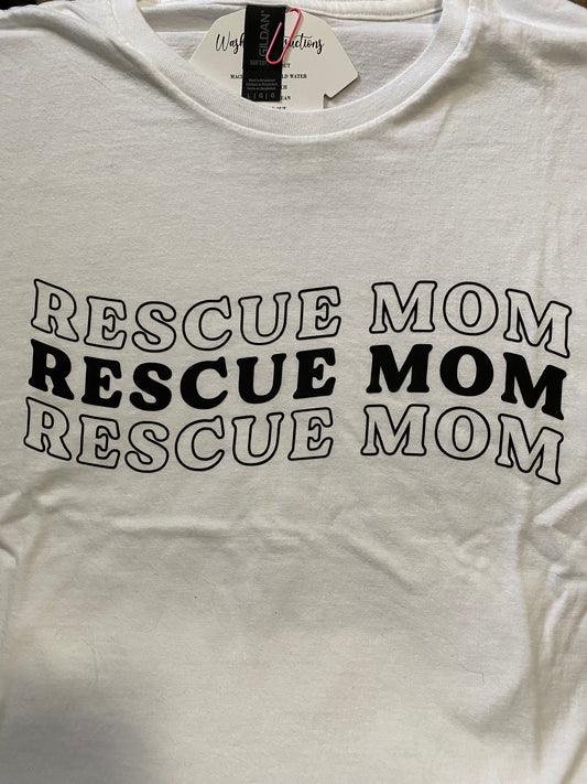 "Rescue Mom" Graphic T-Shirt