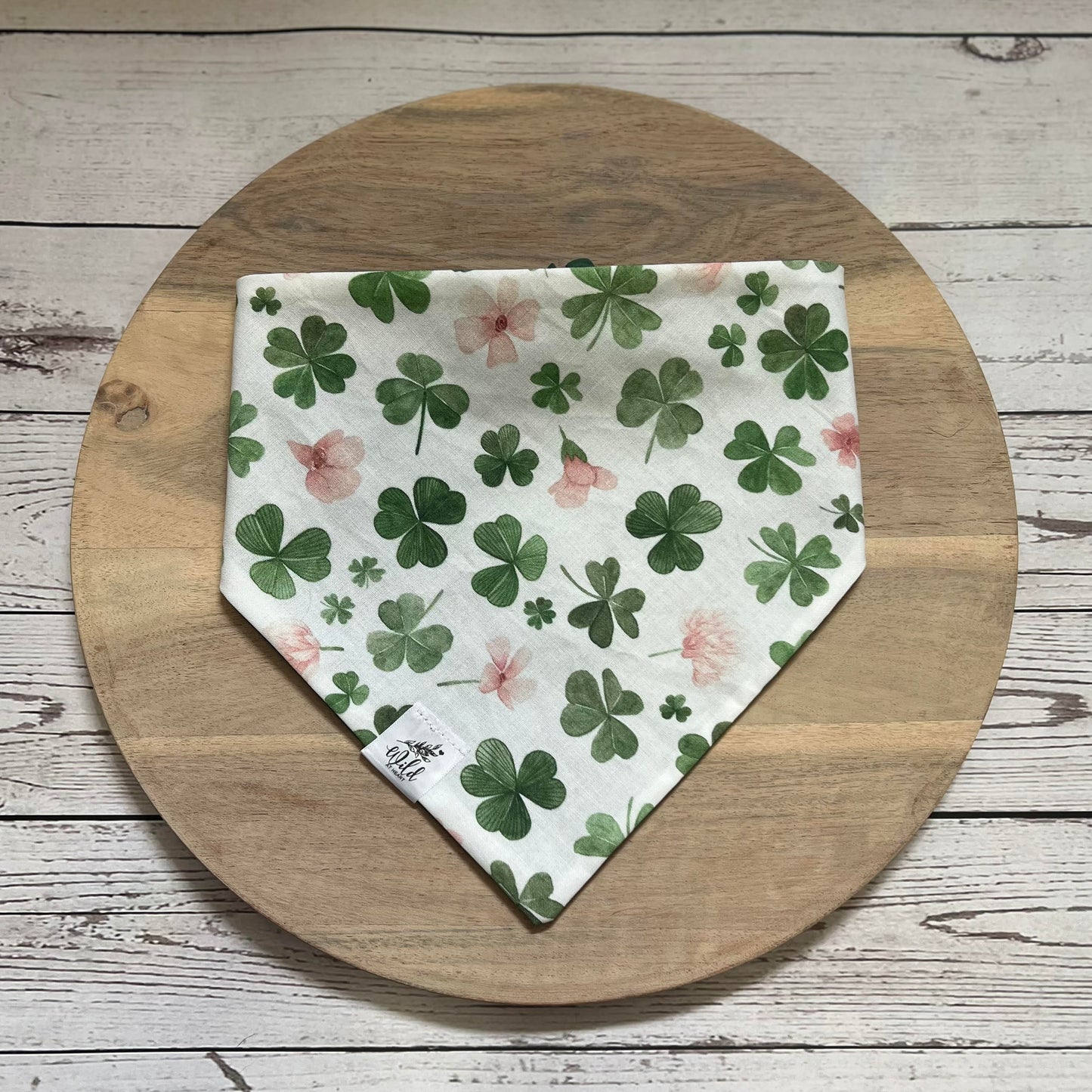 “Lucky in Bloom” Pet Bandana