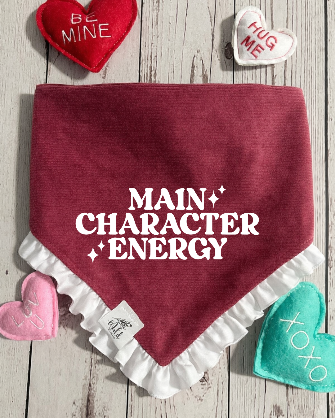 "Main Character In Pink" Pet Bandana