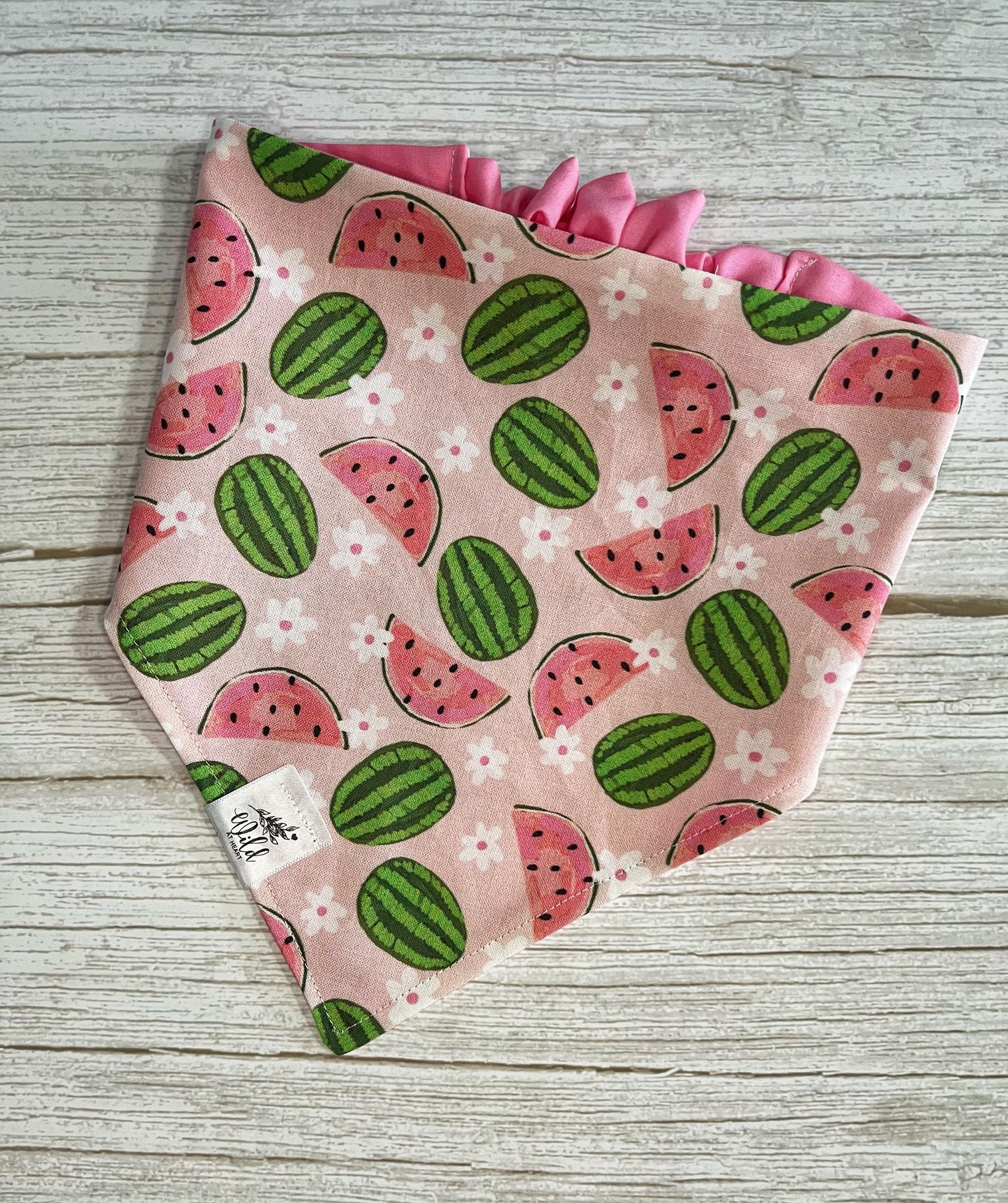 "Melon Blossom" Pet Bandana