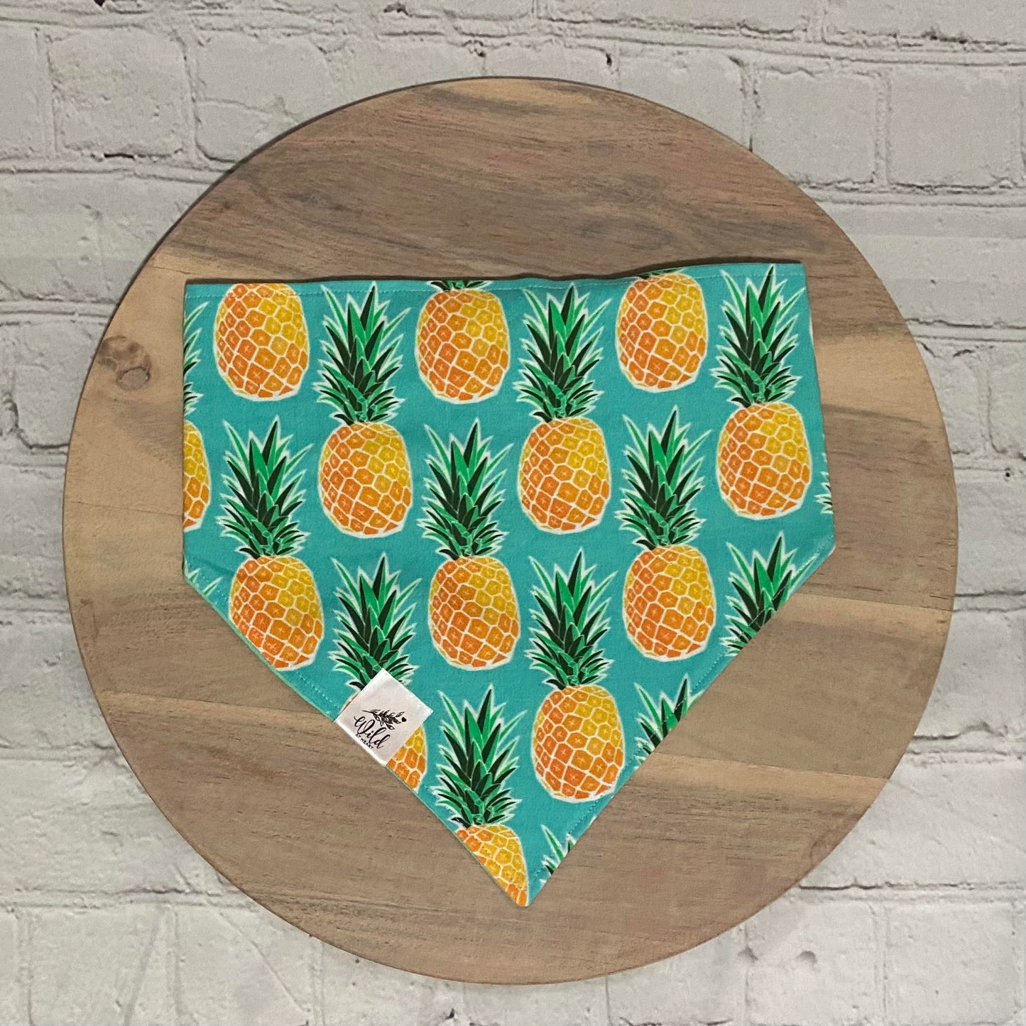 "Pineapple Paradise" Pet Bandana