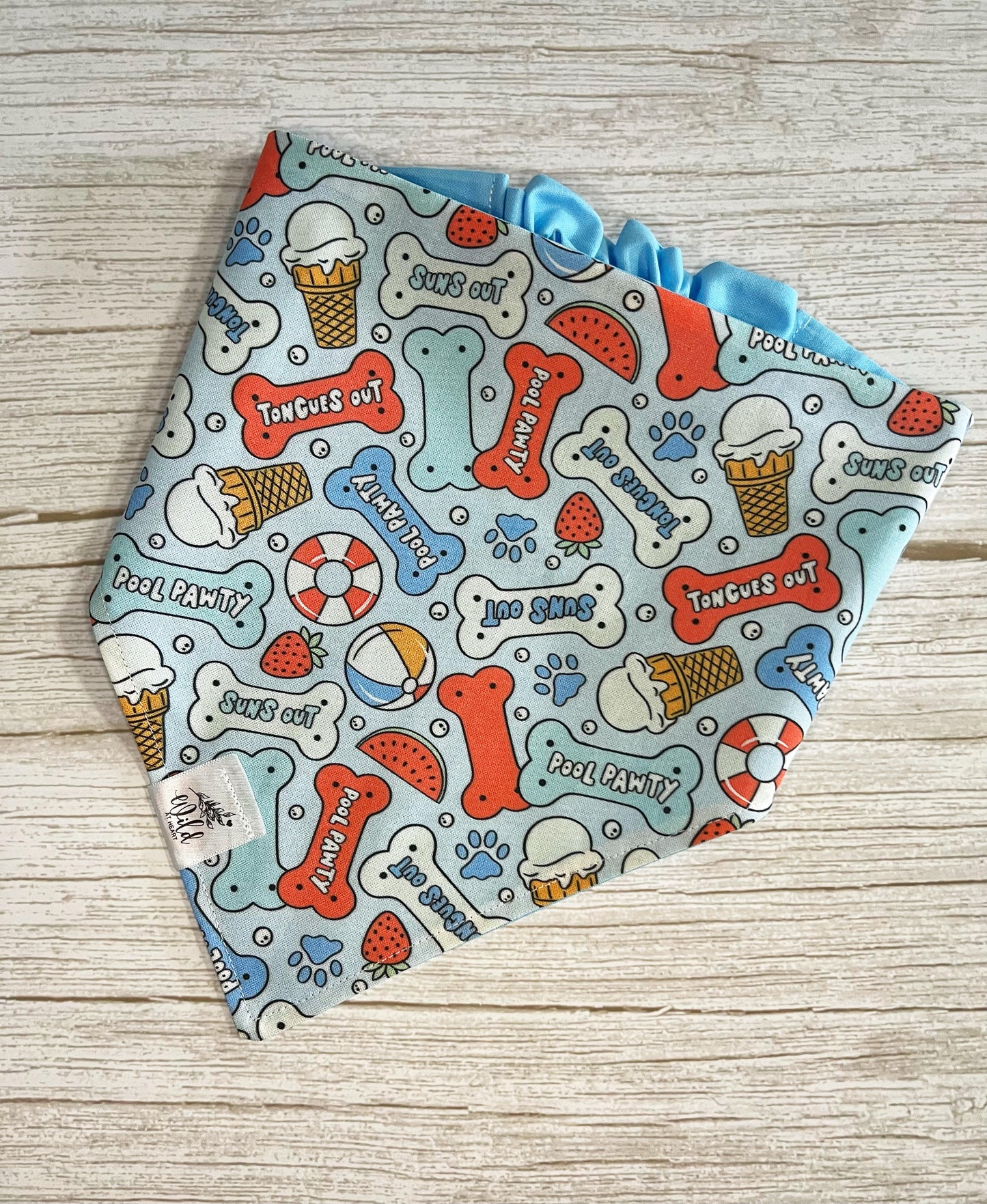 "Pool Party Pup" Pet Bandana
