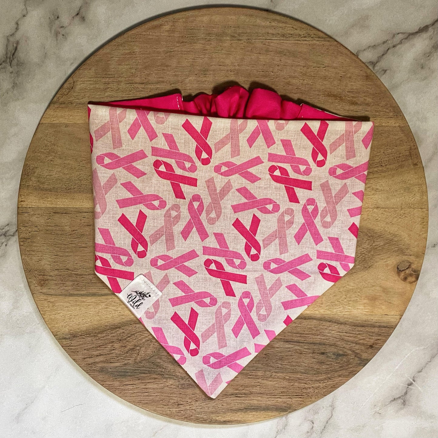 "Pink Ribbon Pride" Pet Bandana