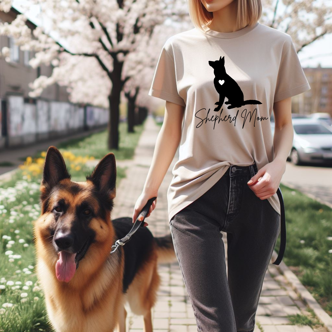 "Shepherd Mom" T-Shirt