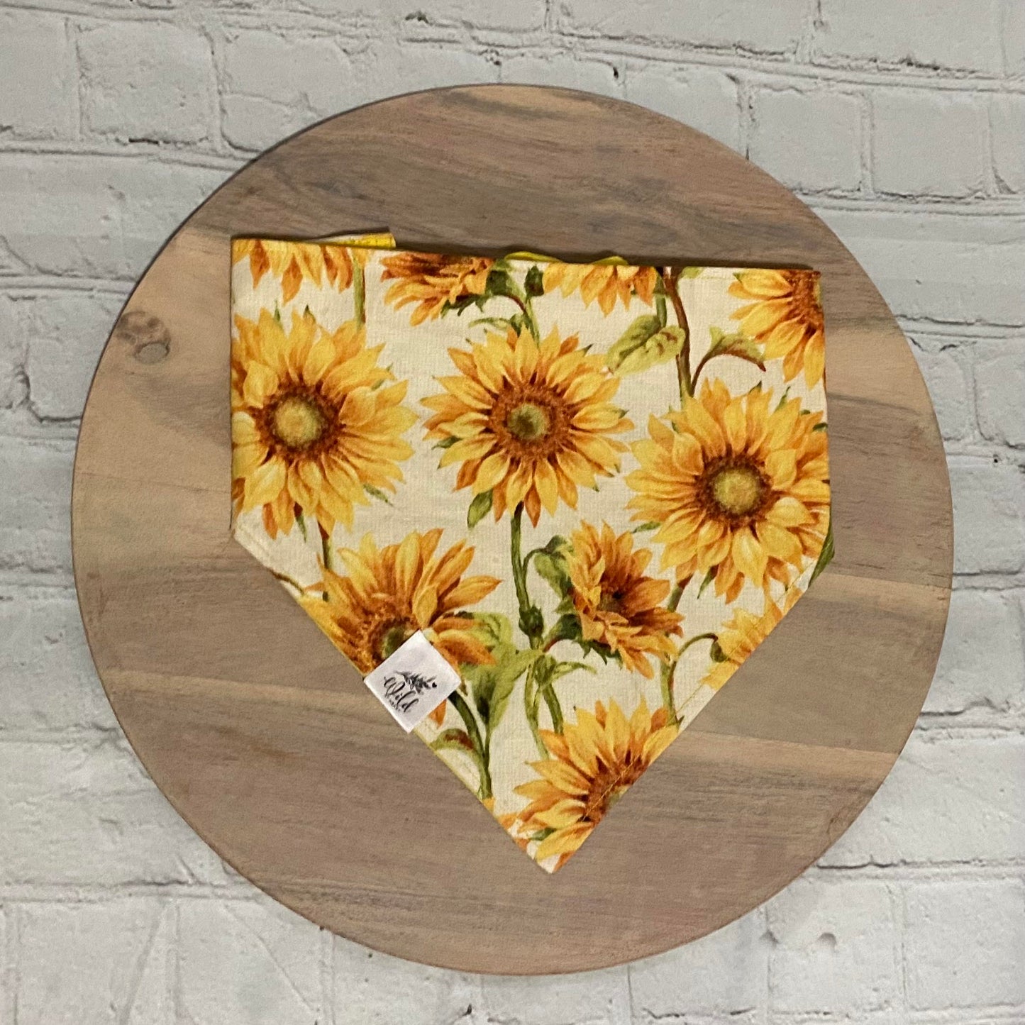 "Sunflower Field" Pet Bandana