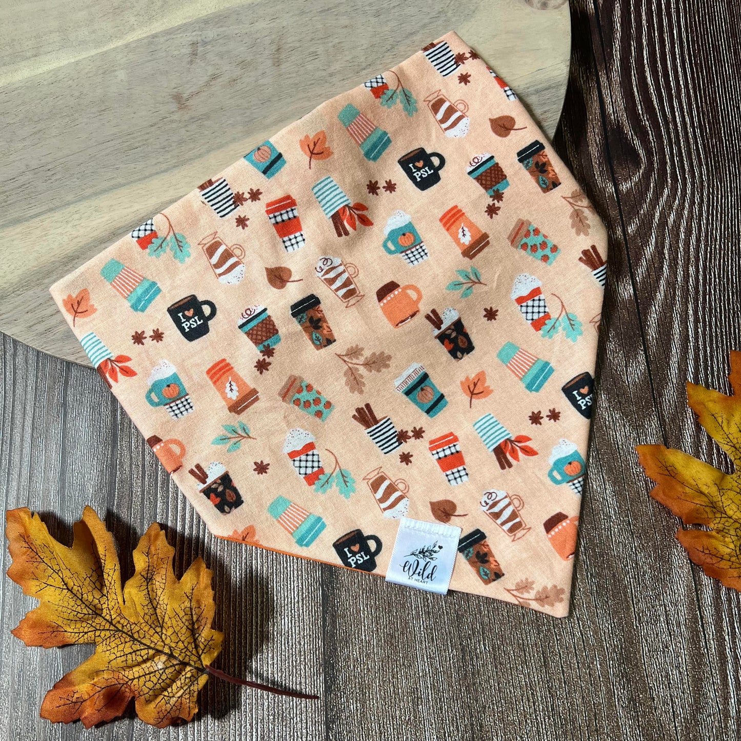 “Cozy Cup Vibes” Pet Bandana