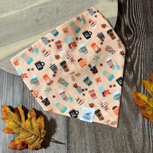 “Cozy Cup Vibes” Pet Bandana