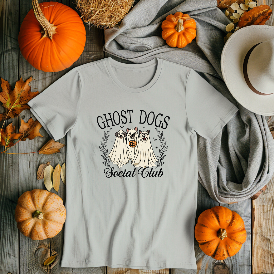 "Ghost Pups Social Club" T-Shirt