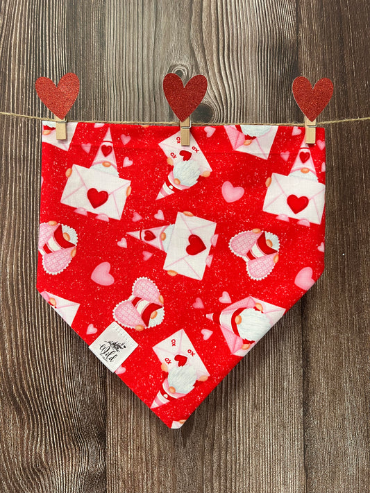 "Love Gnome" Pet Bandana